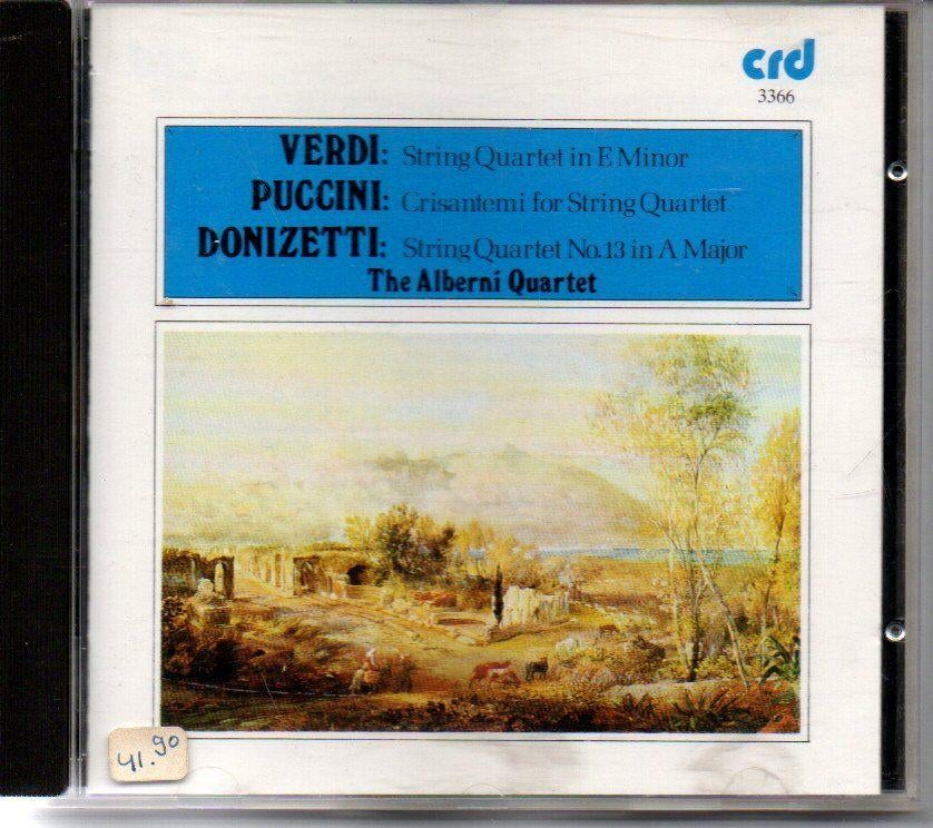 Verdi, Donizetti, Puccini: Strijkkwartetten / Alberni Q., Cd's en Dvd's, Ophalen of Verzenden, Romantiek, Zo goed als nieuw, Kamermuziek