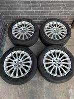 Alfa Romeo OEM sportvelgen 15 spaaks met zomerbanden, Ophalen, Gebruikt, 16 inch, Banden en Velgen