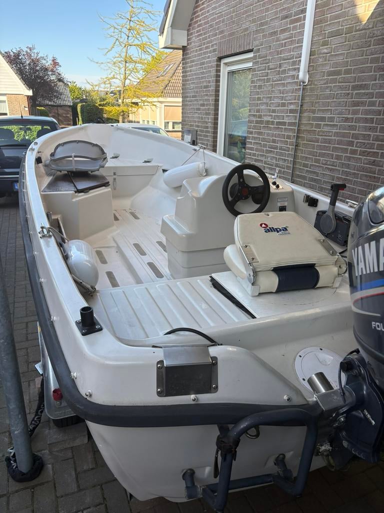 Terhi 6020 vis / Consoleboot, Watersport en Boten, Vis- en Consoleboten, Ophalen, Gebruikt, 30 tot 50 pk, 3 tot 6 meter