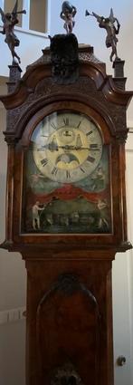 Amsterdams staand horloge met scheepjes mechaniek, Antiek en Kunst, Antiek | Klokken, Ophalen of Verzenden