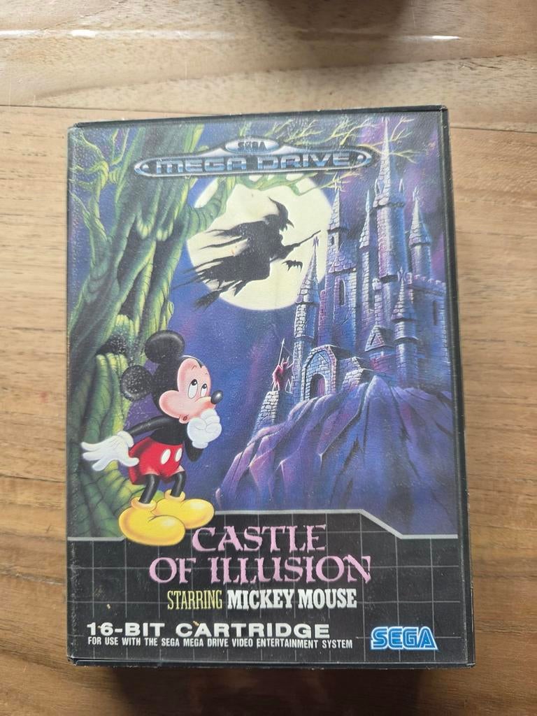 Sega castle of illusion Mickey mouse, Spelcomputers en Games, Games | Sega, Avontuur en Actie, 1 speler, Ophalen of Verzenden