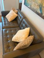 Landskrona groen/grijs 3 zits bank, Huis en Inrichting, Banken | Bankstellen, Ophalen, Gebruikt, Driepersoons, Rechte bank