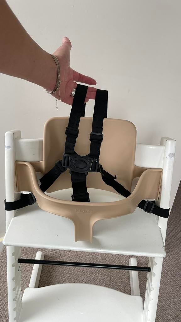 Nieuw! Zwart tuigje/harnas voor de Stokke Tripp Trapp stoel, Meegroeistoel, Nieuw, Ophalen of Verzenden, Gordel(s)