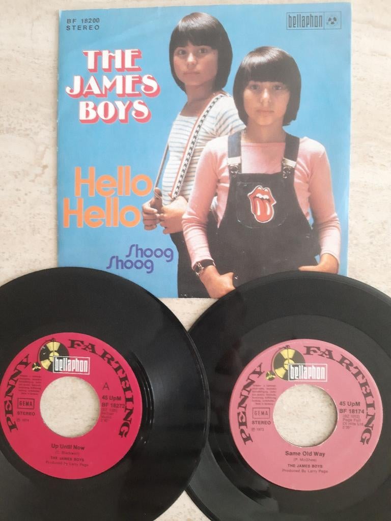 3x vinyl singel van The James Boys, Ophalen of Verzenden, 1960 tot 1980, Zo goed als nieuw, Overige formaten