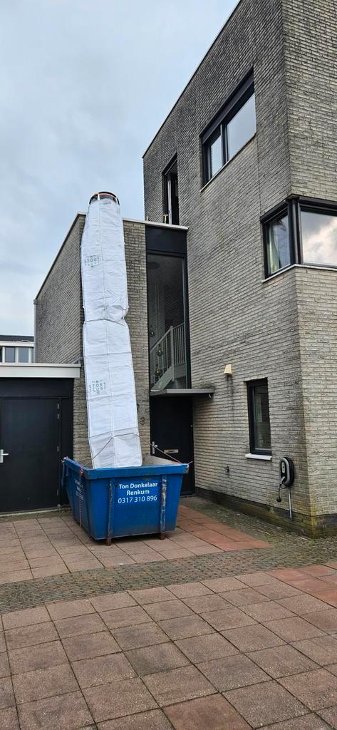 Stortslurf 2 delen en vultrechter, 5,5 m, Doe-het-zelf en Verbouw, Overige Doe-het-zelf en Verbouw, Zo goed als nieuw, Verzenden