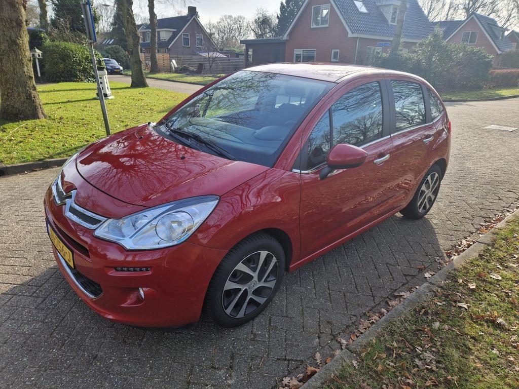 Citroën C3 1.2 Puretech S&S 82pk ETG 2016 Rood, Auto's, Citroën, Stof, 40 €/maand, Euro 6, 1199 cc