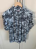 Studio Anneloes blouse, wit/donkerblauw, korte mouw, XL, Ophalen of Verzenden, Zo goed als nieuw, Maat 42/44 (L), Wit