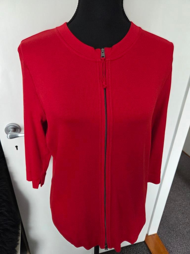 Marccain rood vestje maat 6 met 3/4 mouw, Verzenden, Maat 42/44 (L), Nieuw, Marccain