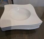 Villeroy en boch New Wawe soep borden 5x, Ophalen of Verzenden, Zo goed als nieuw, Bord(en), Overige stijlen