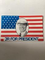 Sticker JR for President (Dallas/tv serie/jaren 80), Verzenden, Zo goed als nieuw, Tv
