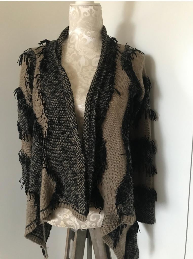 Zwart/Camelkleurig Vest, Zwart, Ophalen of Verzenden, Zo goed als nieuw, Jubylee