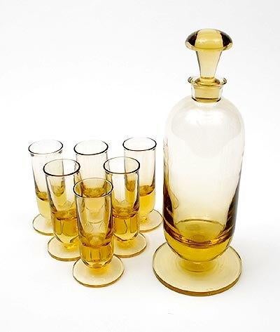 gezocht:goudgeel likeurstel uit 1934 van a.d.copier, Ophalen of Verzenden