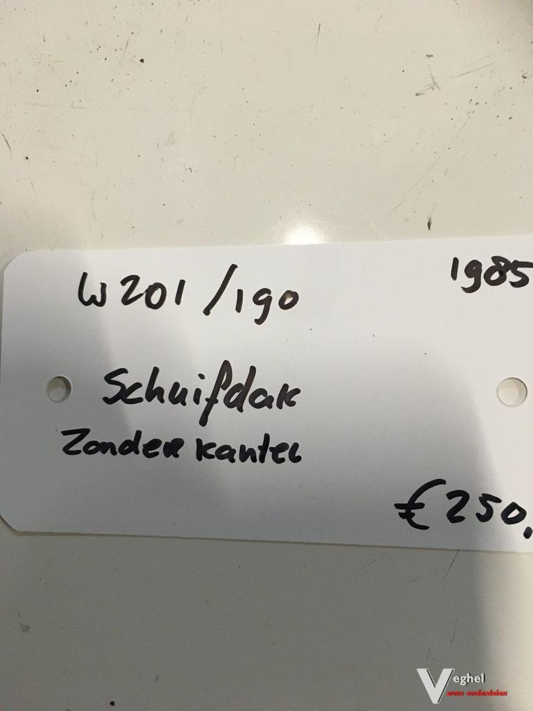 Mercedes w201 / 190 serie 1985 Schuifdak ( zonder kantel ), Ophalen, Gebruikt, -, -