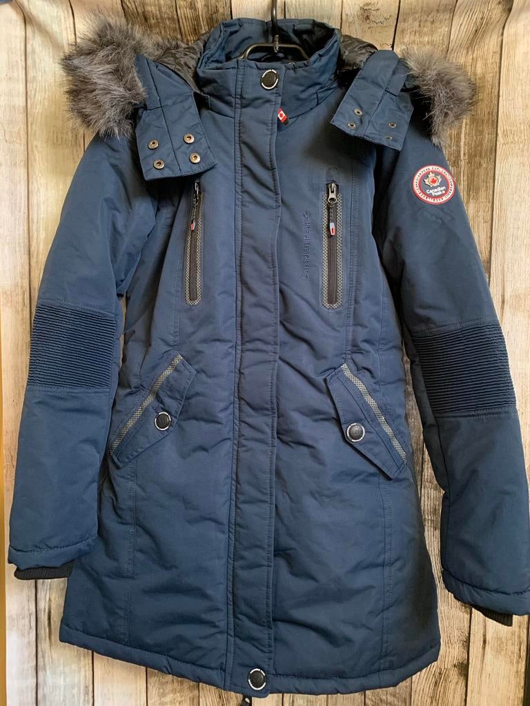 Nieuwe mooie nieuwe winter jas van Canadian Peak (Maat M/L), Verzenden, Nieuw, Maat 38/40 (M), Blauw