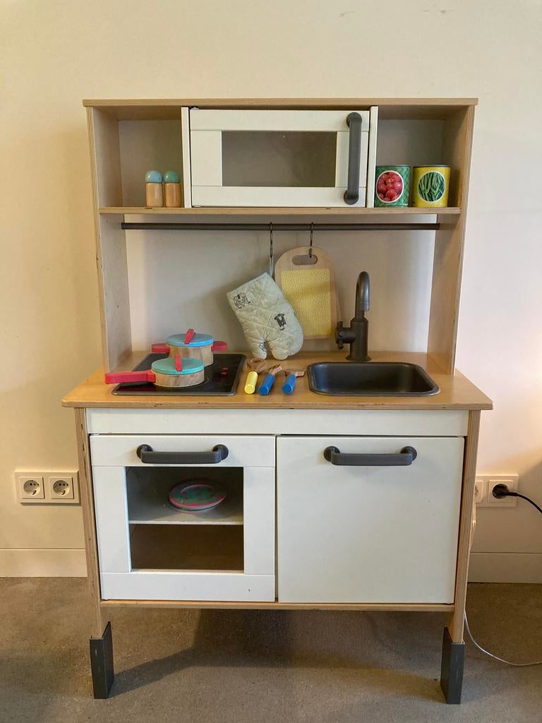 Ikea Duktig speelkeuken met houten extra’s, Ophalen, Gebruikt, Hout, Speelkeuken
