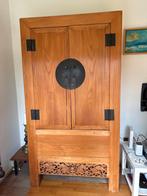 Antieke Chinese kast met houtsnijwerk, Ophalen