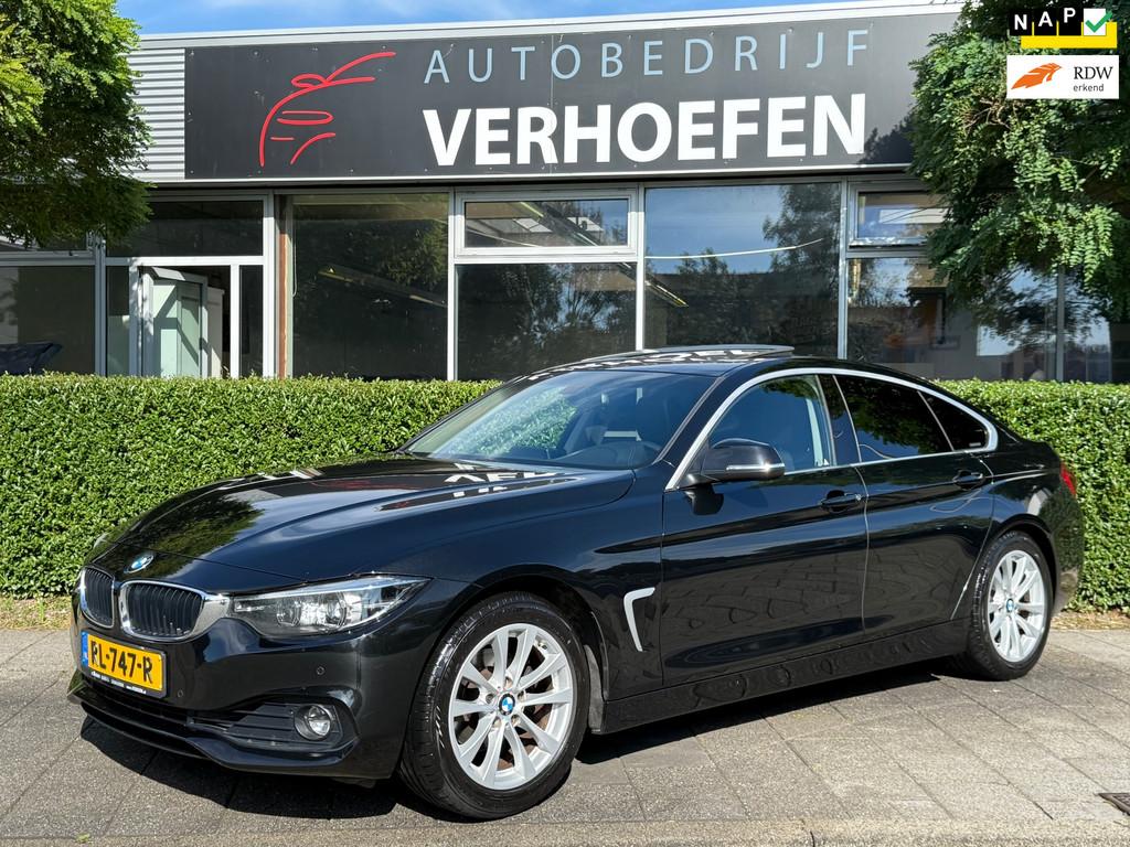 BMW 4-serie Gran Coupé 418i High Executive - PANORAMADAK -, Auto's, Automaat, Gebruikt, Zwart, 19 km/l