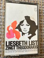 Liesbeth List zingt Theodorakis, casettebandje, Ophalen of Verzenden, Gebruikt, Overige formaten, Levenslied of Smartlap
