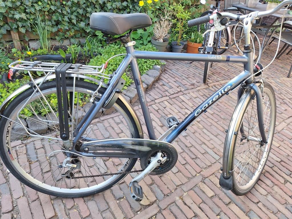 Herenfiets Gazelle Bahia., Fietsen en Brommers, Fietsen | Heren | Herenfietsen, Ophalen, Gebruikt, Overige merken, Versnellingen