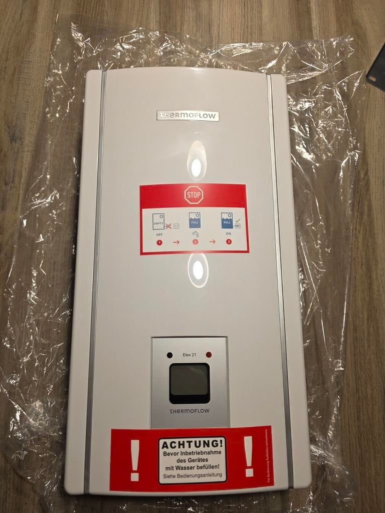 Thermoflow elektrische

Doorstroomverwarmer Elex 21 (nieuw)., Doe-het-zelf en Verbouw, Geisers en Boilers, Ophalen of Verzenden