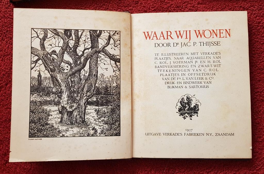 Oude boeken met  Verkade plaatjes, Ophalen, Gelezen, Plaatjesalbum