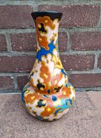 Zeldzaam mooie grote Gouda Regina plateel vaas, Ophalen of Verzenden