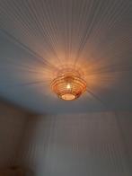 Rotan hanglampen, Huis en Inrichting, Ophalen, Zo goed als nieuw, Minder dan 50 cm, Hout