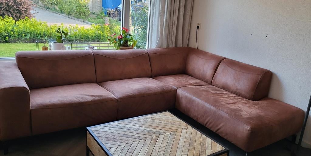 Comfortabele hoekbank - 265x200 cm, Ophalen, 250 tot 300 cm, Gebruikt, Hoekbank