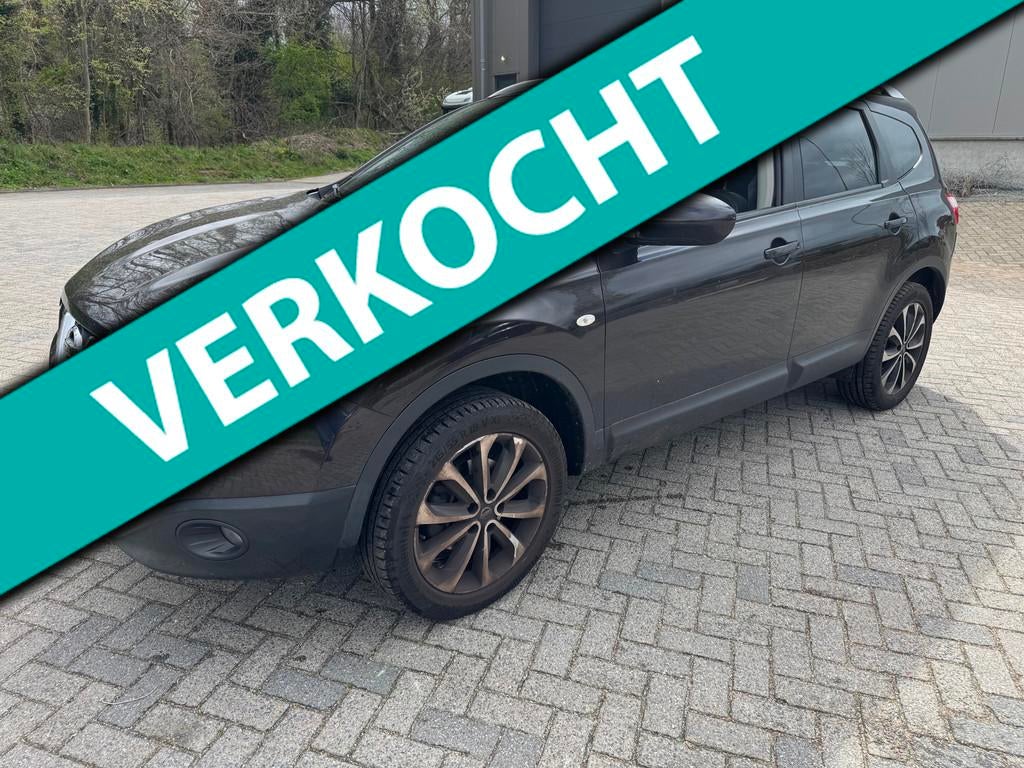 Nissan Qashqai +2 2.0 Connect Edition 7 persoons NW APK, Auto's, Euro 5, Stof, Gebruikt, Zwart