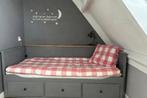 Grijs IKEA Hemnes uitschuifbaar bed, Ophalen, Verstelbaar, Eenpersoons, Zo goed als nieuw