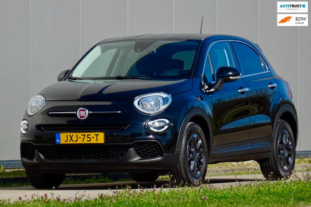 Fiat 500 X 1.0 GSE Urban 120TH Edition /// UNIEK ///, Auto's, Fiat, Zwart, Bedrijf, Handgeschakeld, 600 kg