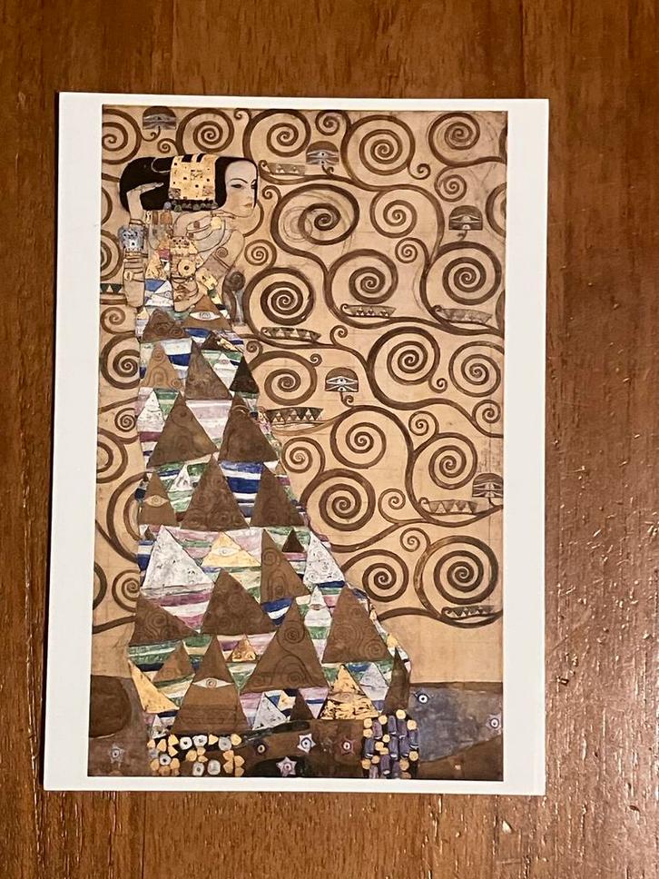 Gustav Klimt - De Verwachting (1905/09) - Ansichtkaart, Verzamelen, Ansichtkaarten | Themakaarten, Ongelopen, 1980 tot heden, Overige thema's