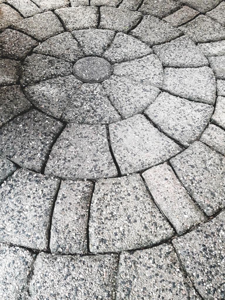 Cirkel beton stenen, Tuin en Terras, Ophalen, Gebruikt, Beton, Klinkers