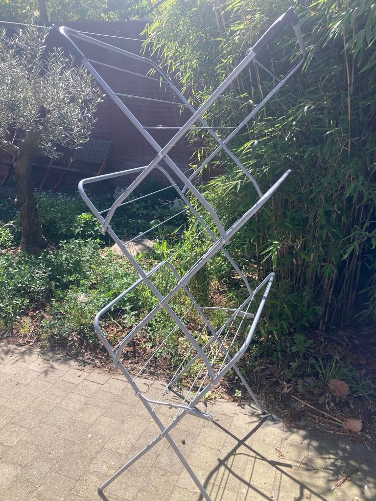 Opklapbaar wasrek, 3 verdiepingen - wiebelt licht, Tuin en Terras, Droogmolens en Wasrekken, Ophalen, Gebruikt, Wasrek