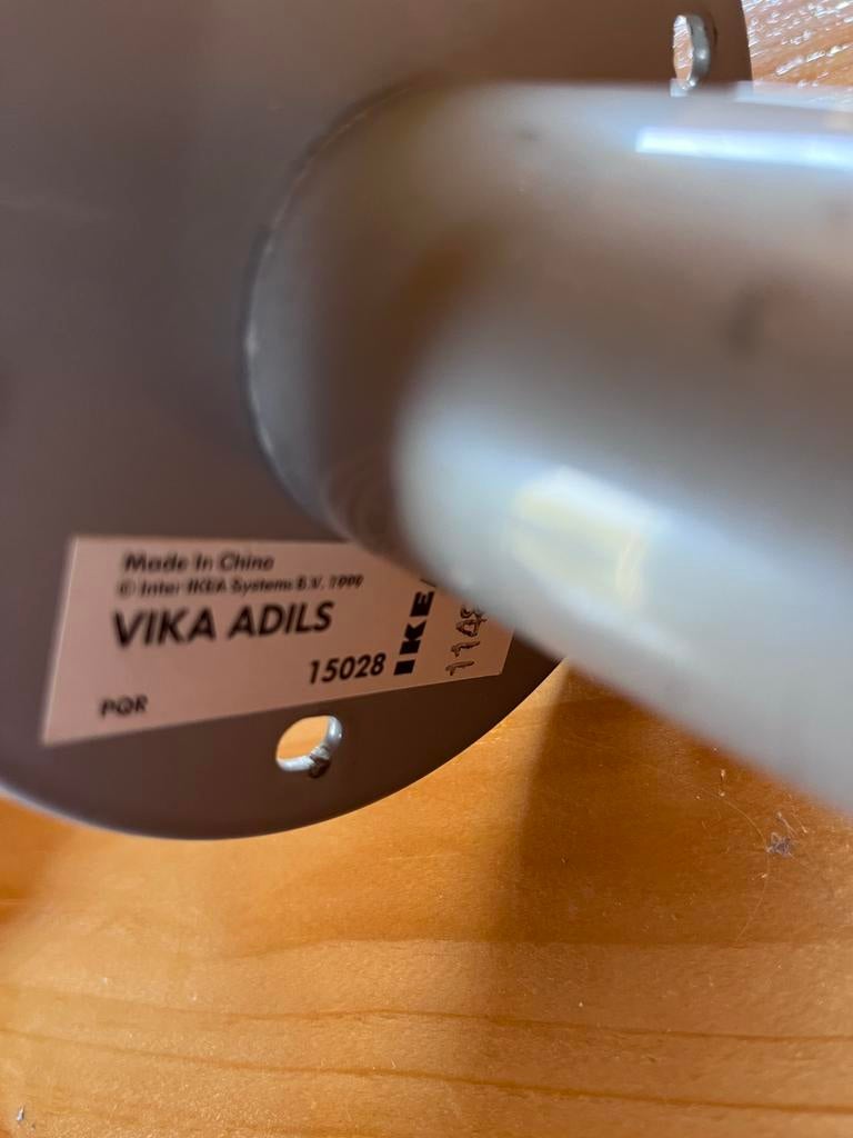 Ikea Vika Adils poten grijs - drie stuks, Ophalen, Tafelpoot, 50 tot 100 cm, Zo goed als nieuw
