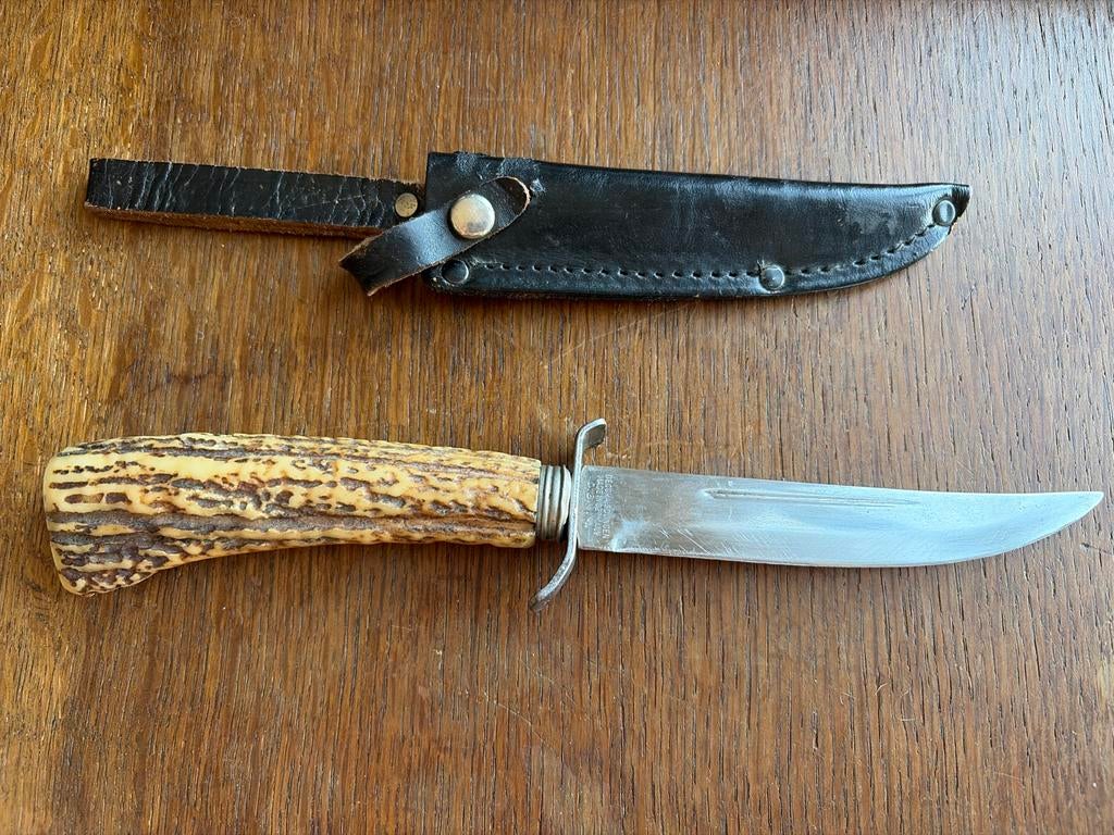 Decora Solingen autenthiek Duits Trench Knife, Hunting Knife, Verzamelen, Ophalen of Verzenden, Gebruikt