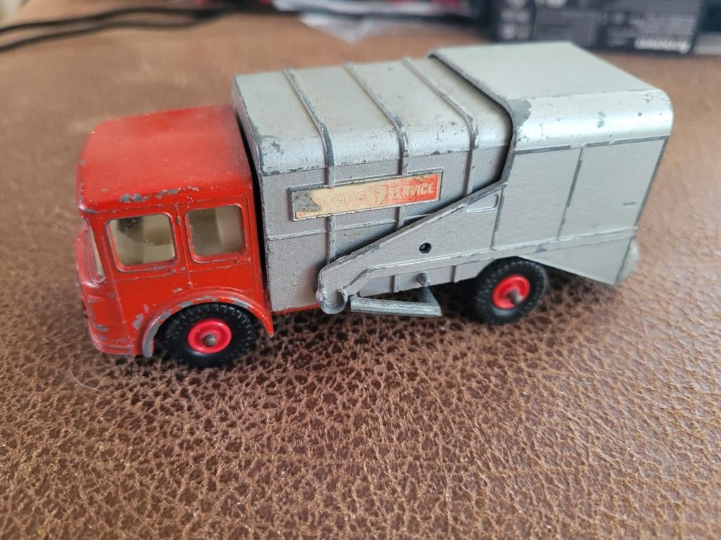 Lesney Refuse truck Matchbox King size No K-7, Ophalen of Verzenden, Gebruikt, Bus of Vrachtwagen