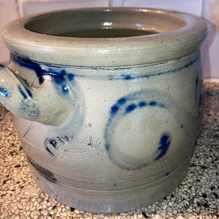 Eerste Keuls aardewerk industrie ENKAI Tegelen 1946 1954 pot, Antiek en Kunst, Antiek | Keramiek en Aardewerk, Verzenden