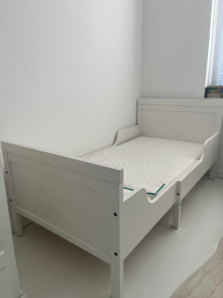 IKEA SUNDVIK meegroeibed kind, Ophalen, Eenpersoons, Wit, Zo goed als nieuw
