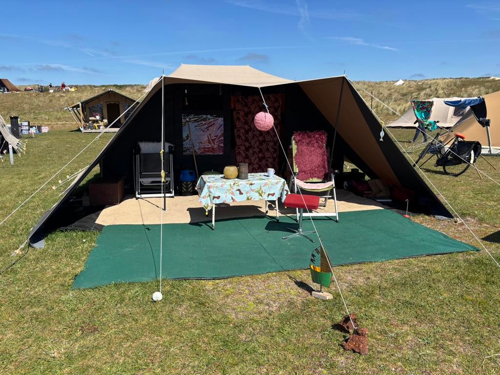 Last minute * tent Vlieland te huur, Caravans en Kamperen, Tenten, Ophalen of Verzenden