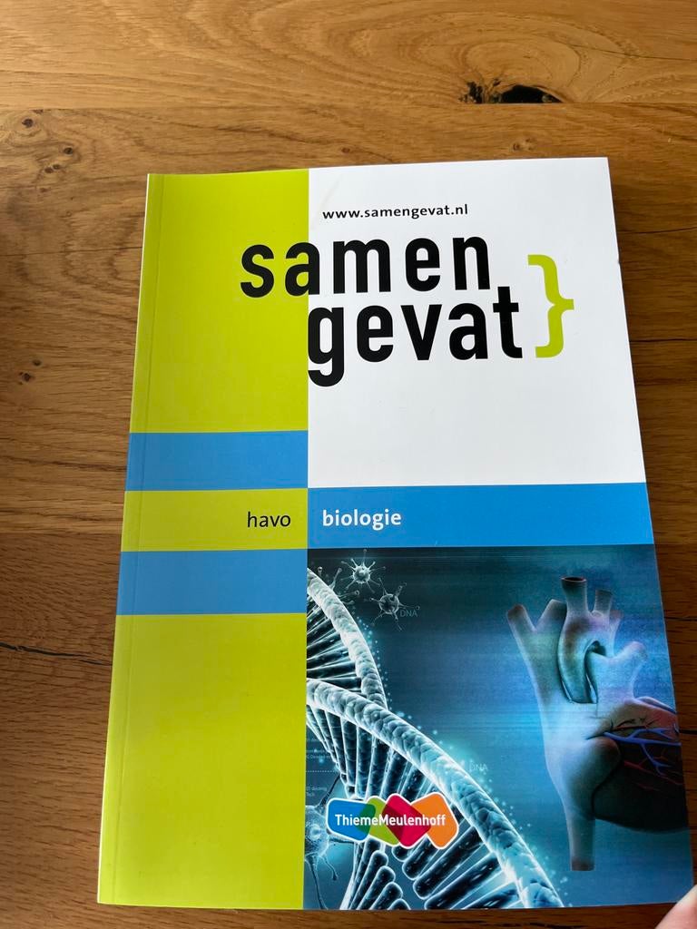 Samengevat Biologie HAVO - Examenvoorbereiding, Boeken, Ophalen of Verzenden, Beta, Zo goed als nieuw, Overige niveaus