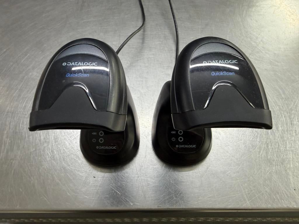 Datalogic Quick handscanner,draadloos werkbaar. 2 stuks,nr14, Computers en Software, Scanners, Ophalen of Verzenden, Zo goed als nieuw