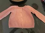Roze gebreid vestje maat 98, Kinderen en Baby's, Kinderkleding | Maat 98, Ophalen of Verzenden, Zo goed als nieuw, Meisje, Trui of Vest