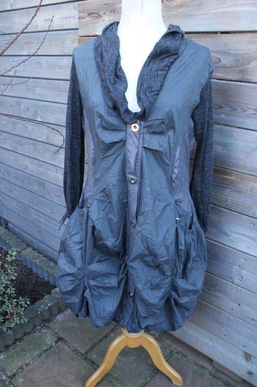 Ballonjurk/ Vest grijs Zone Bleue mt t4 (M/L) Vaste prijs, Kleding | Dames, Jurken, Maat 38/40 (M), Ophalen of Verzenden, Grijs
