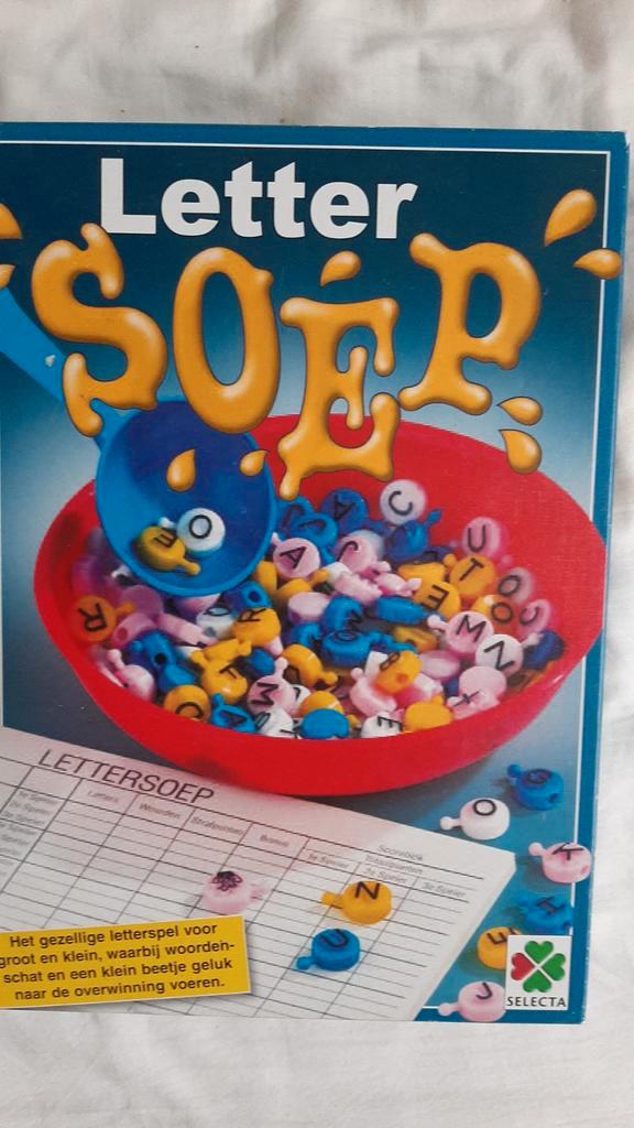 Letter Soep - Het gezellige letterspel voor jong en oud, Hobby en Vrije tijd, Gezelschapsspellen | Bordspellen, Gebruikt, Een of twee spelers