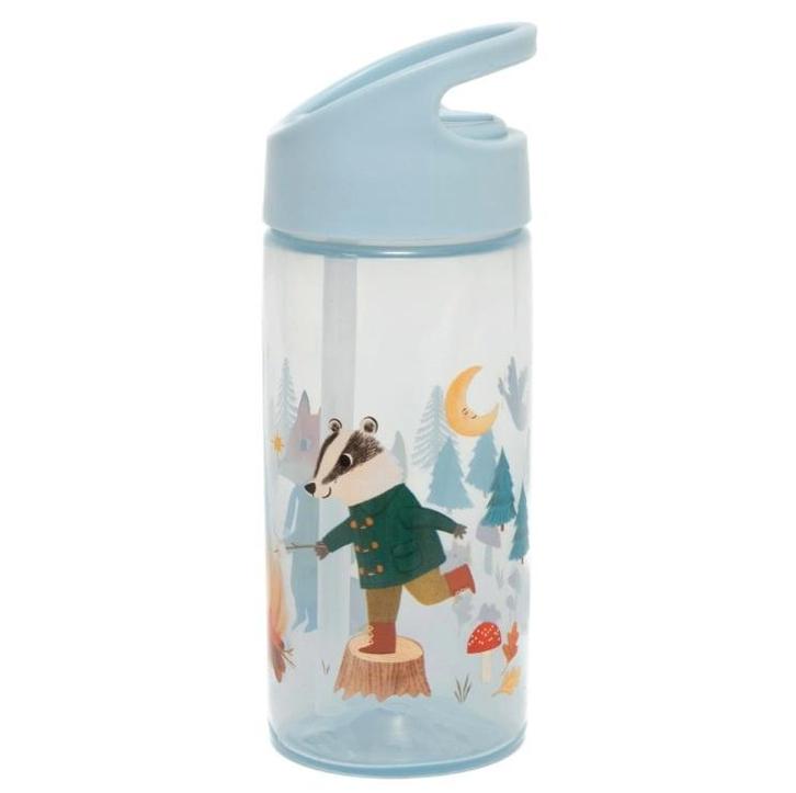 Sale Drinkfles Woodland Blauw Petit Monkey, Diversen, Schoolbenodigdheden, Nieuw, Ophalen of Verzenden