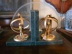 Vintage Boekensteunen: Armillarium & Marmer (Mid-Century), Ophalen of Verzenden