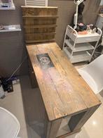 Nageltafel van steigerhout, Ophalen, Gebruikt, Bureau