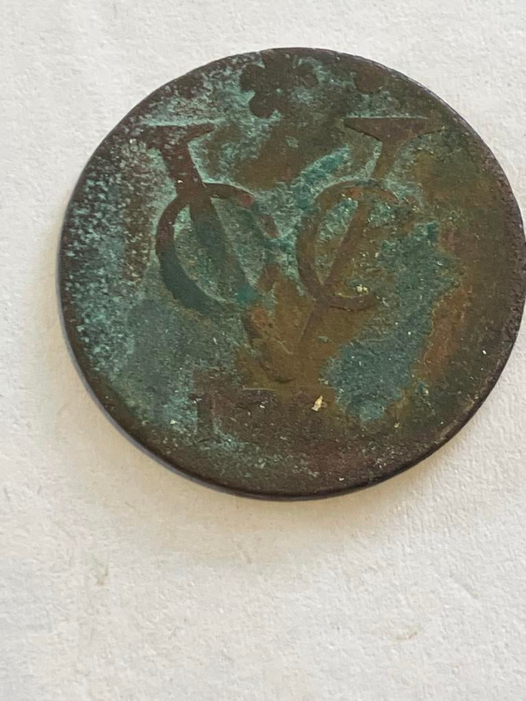 VOC duit Holland 1770, Postzegels en Munten, Munten | Nederland, Ophalen of Verzenden, Vóór koninkrijk, Overige waardes, Losse munt