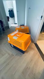 2x PET Crate Carriers PP50 Airline approved 60x55x80cm, Ophalen of Verzenden, Zo goed als nieuw